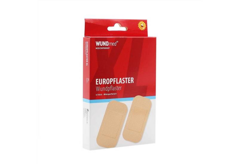 Wundmed Wundpflaster WUNDmed® Euro-Pflaster wasserabweisend 50 x 100 mm 6 Stück/Packung von Wundmed