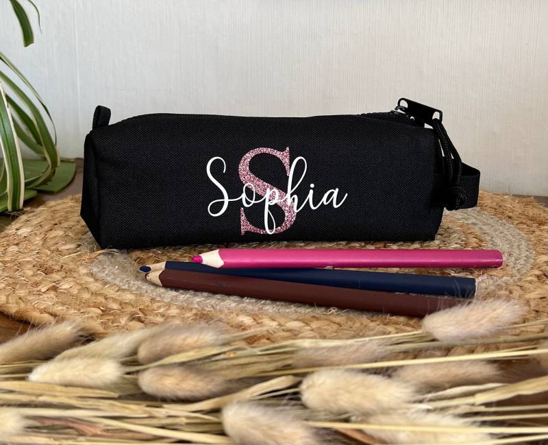 Personalisiertes Federmäppchen | Mit Name Schlampermäppchen Stiftemäppchen Abschiedsgeschenk Lehrer Schulkind von WunschFilz