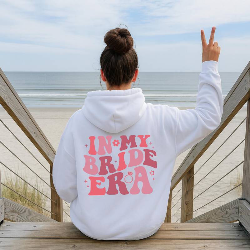 Braut Hoodie „In My Bride Era" - Damen Kapuzenpullover, Jga & Hochzeitsvorbereitung.kapuzenpullover Braut.geschenk Für Sie.braut Geschenkidee von WunschShopCOM