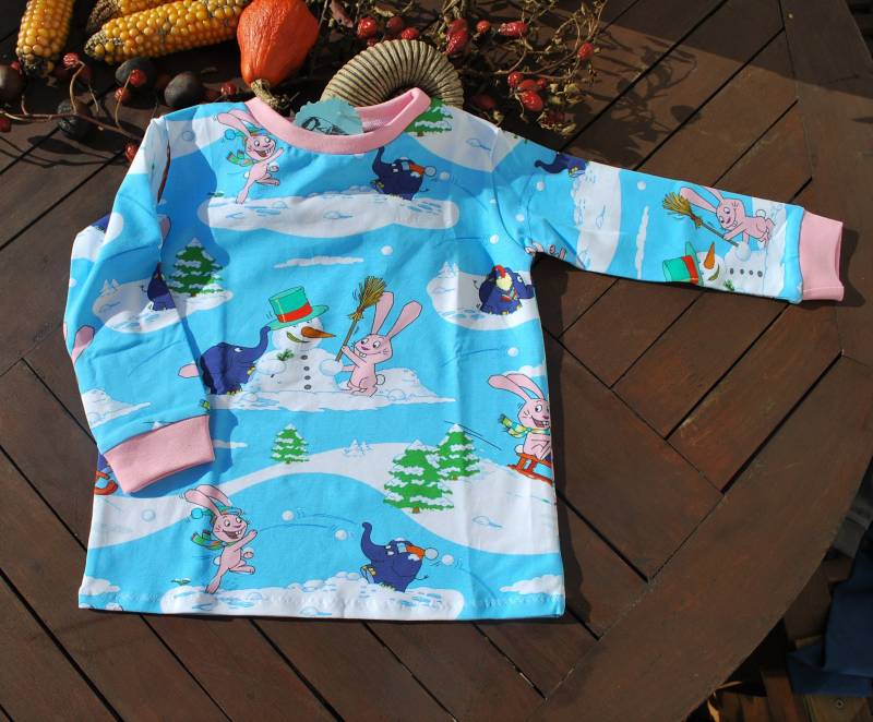 Kinder Langarmshirt Sweatshirt Größe 86/92 von Wunscherfueller