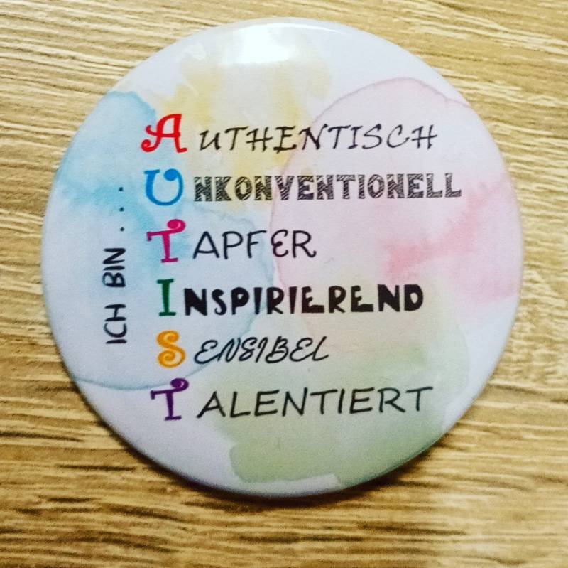 Button/Magnet Mit "Ich Bin Autist" - Ab 1, 70 Euro Button/Magnet Mit "Ich Bin Autist" - Ab 1, 70 Euro von WurmUndStein