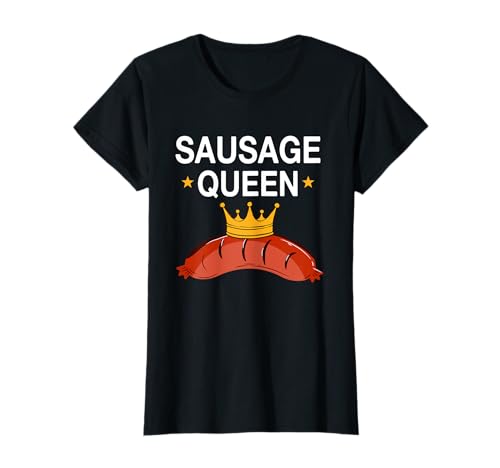 Tolles Wurstkönigin Kostüm Deutsche Wurst für Damen T-Shirt Tolles Wurstkönigin Kostüm Deutsche Wurst für Damen T-Shirt von Wurst Lover Design Love Sausages