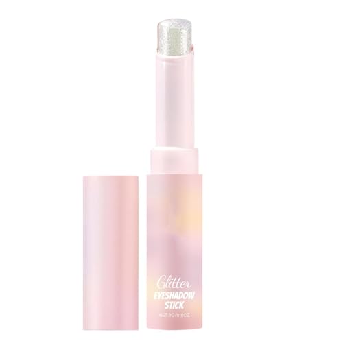 Wusideday Glitzer Lidschatten Stift - Kristall Glanz Lidschatten Stift - Lang Anhaltende Schminke Gesichts-Highlighter Für Frauen von Wusideday