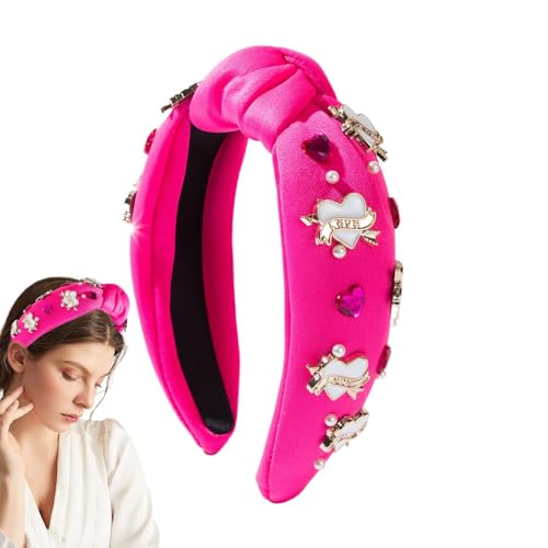 Wusideday Haarband mit Strasssteinen und Kristallverzierung, Haarschmuck für Partner, Freundin, Schwester, Ehefrau, Mutter von Wusideday