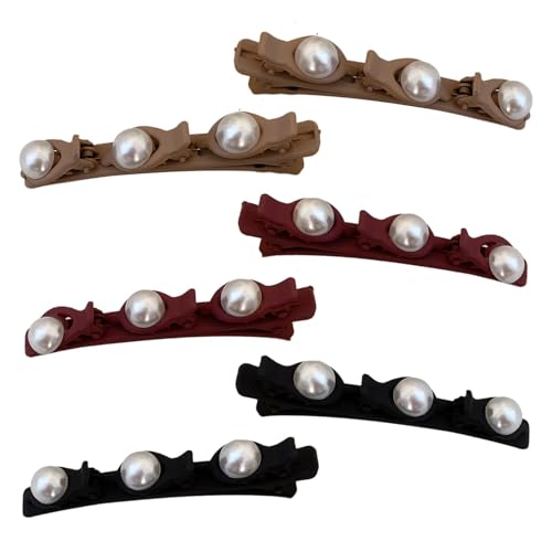 Wusideday Haarspangen für dickes Haar, Haarspangen zum Stylen | Haarspangen für Mädchen, doppellagige Damen-Haarnadel | Modische Damen-Haar-Accessoires, Entenschnabel-Clips für Damen und Mädchen von Wusideday