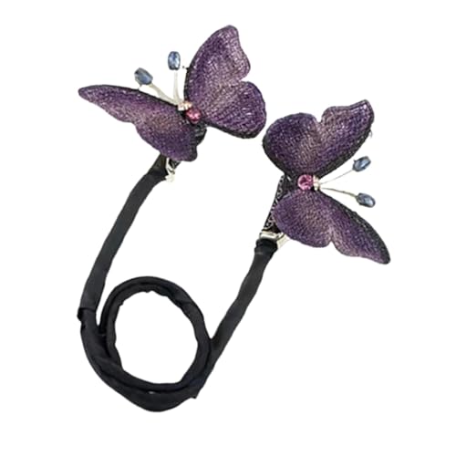 Elegant Lazy Hair Bun Maker | Schmetterling-Design, rotierende Haarbänder, Frisurenformer, elegantes Haar-Accessoire, Schmetterlings-Haarspange, bequem für Frauen von Wuyooprt