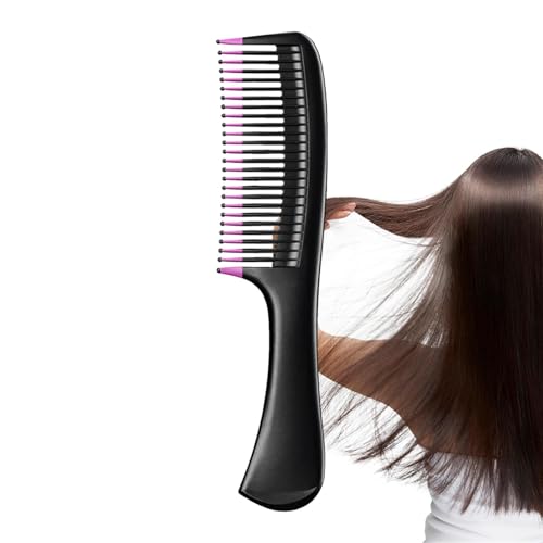 Wuyooprt Entwirrungskamm für lockiges Haar – lockiger Haarkamm, runde Perlenzähne, Duschkamm für Erwachsene und Kinder, dickes, gewelltes Haar und Locken von Wuyooprt