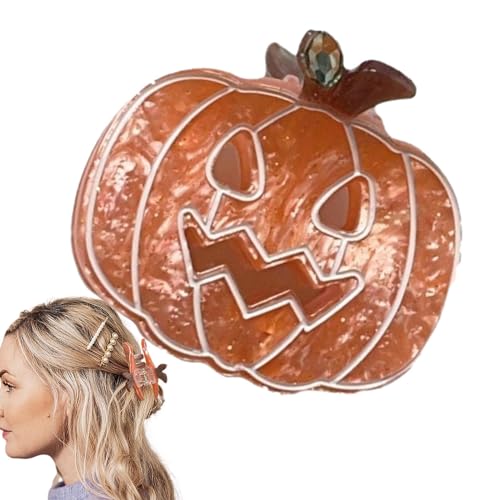 Wuyooprt Halloween-Haarspangen – kleine Geister- -Katzen-Haarnadel | gruselige Acryl-Haarnadel-Haar-Accessoires, lustige Haarspangen für Mädchen von Wuyooprt