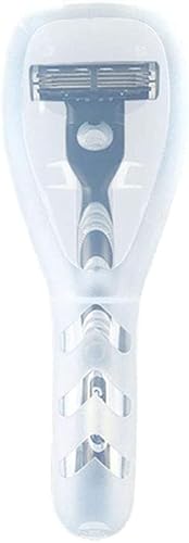 Wwyan Transparenter tragbarer Reise-Rasierschutz für Herren, Kunststoff-Box, Behälter, Aufbewahrung, Rasierer-Halter, Schutzhülle, Organizer, Elektrorasierer, Herren-Zubehör für Elektrorasierer von Wwyan