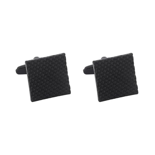 Cufflinks Set Manchettenknoepfe Schwarz Versilbert Geschnitztes Quadrat 1.6X1.6cm für Herren Père Fils Valentinstag Unternehmen Fête Des Pères Cufflinks Set Manchettenknoepfe Schwarz Versilbert Geschnitztes Quadrat 1.6X1.6cm für Herren Père Fils Valentinstag Unternehmen Fête Des Pères von Wycian