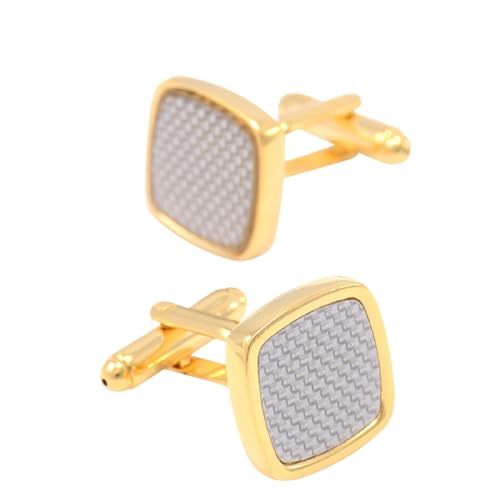 Cufflinks Set Manschettenknöpfe Herren Quadratisch Grau Versilbert Quadrat 1.6X1.6cm für Herren Père Fils Valentinstag Unternehmen Fête Des Pères Cufflinks Set Manschettenknöpfe Herren Quadratisch Grau Versilbert Quadrat 1.6X1.6cm für Herren Père Fils Valentinstag Unternehmen Fête Des Pères von Wycian