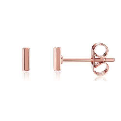 Damen Ohrringe Urlaub, Ohrstecker Rosegold Roségold Plattiert Kleiner Stock für Abschlussball Schmuck von Wycian