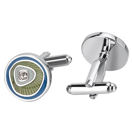 Hemd Manschettenknöpfe Herren Manschettenknöpfe Herren Blau Versilbert Unregelmäßige Formen 1.65X1.65cm für Herren Père Fils Valentinstag Unternehmen Hemd Manschettenknöpfe Herren Manschettenknöpfe Herren Blau Versilbert Unregelmäßige Formen 1.65X1.65cm für Herren Père Fils Valentinstag Unternehmen von Wycian