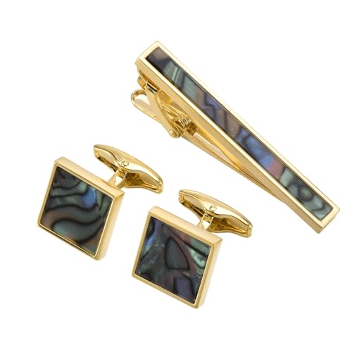 Krawattennadel Damen Krawattennadel Gold Vergoldet Eingelegte Abalone-Muschel für Herren Père Fils Valentinstag Unternehmen Fête Des Pères Krawattennadel Damen Krawattennadel Gold Vergoldet Eingelegte Abalone-Muschel für Herren Père Fils Valentinstag Unternehmen Fête Des Pères von Wycian
