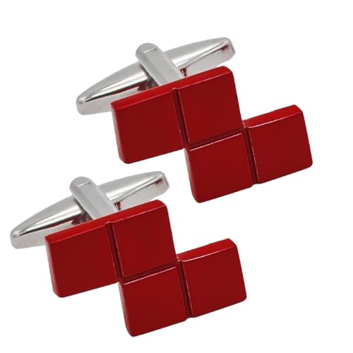 Manchettenknoepfe Herren Personalisiert Manchettenknoepfe Herren Rot Silber Versilbert Z-Form 20.5X13.8cm für Herren Père Fils Valentinstag Manchettenknoepfe Herren Personalisiert Manchettenknoepfe Herren Rot Silber Versilbert Z-Form 20.5X13.8cm für Herren Père Fils Valentinstag von Wycian