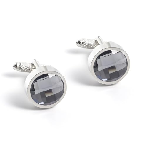 Manschettenknöpfe Herren Personalisiert Manschettenknöpfe Rund Zirkonia Silber Strasssteine Runde Form 16X16cm für Herren Père Fils Valentinstag Manschettenknöpfe Herren Personalisiert Manschettenknöpfe Rund Zirkonia Silber Strasssteine Runde Form 16X16cm für Herren Père Fils Valentinstag von Wycian