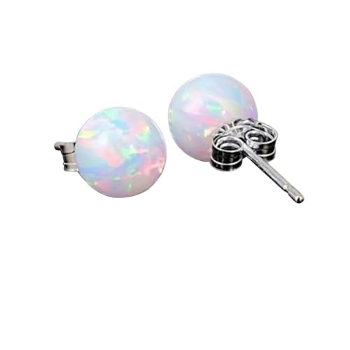 Ohrringe Damen Set, Ohrstecker Weiß Legierung Perle Runden für Valentinstag Schmuck Ohrringe Damen Set, Ohrstecker Weiß Legierung Perle Runden für Valentinstag Schmuck von Wycian