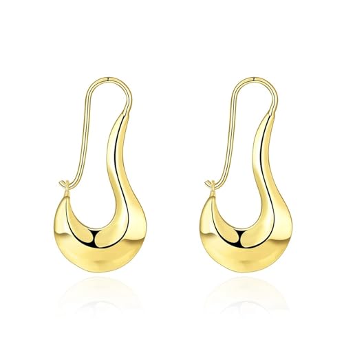 Ohrringe Hängend Set, Ohrringe Damen Gold Tanzschuhe und Stiefel 44X22mm für Abschlussball Schmuck von Wycian