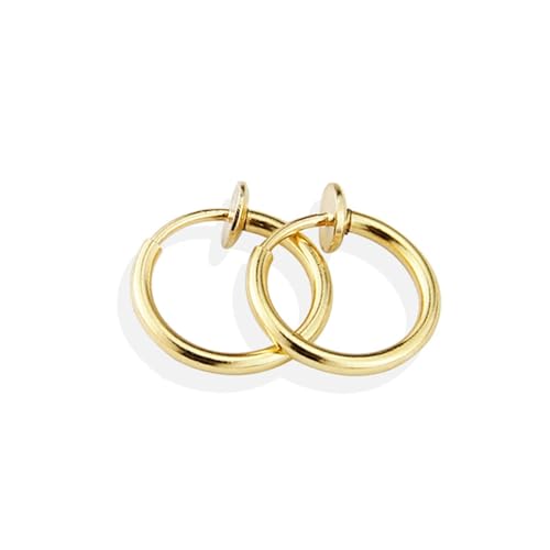 Ohrstecker Herren, Ohrringe Gold Damen Edelstahl Kleiner Reifen 8X2mm für Männer Abschluss Schmuck Ohrstecker Herren, Ohrringe Gold Damen Edelstahl Kleiner Reifen 8X2mm für Männer Abschluss Schmuck von Wycian