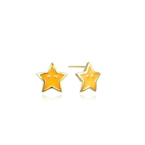 Ohrstecker Klein, Ohrstecker Gold Tragus S925 Sterling Silber Pentagramm für Damen Abschluss Schmuck von Wycian