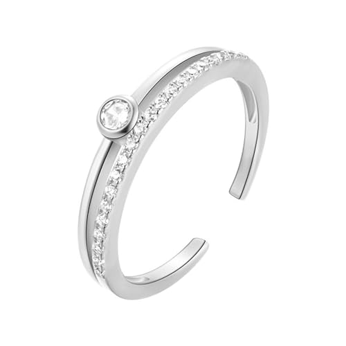 Trauringe Frauen Moissanite Ring Women'S Weiß 9K Au375 Runde Form Moissanit Größe 52 (16.6) Vorsteckring für Lesben Klassisch Schmuck Geschenk von Wycian