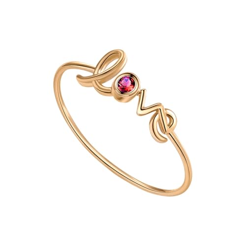 Wycian Hochzeitsringe Damen Ring 18K Gelb 18K Gold Rubin Liebe mit Rubin 0.3Ct Größe 50 (15.9) Klassisch für Frau Cocktail Personalisiert von Wycian