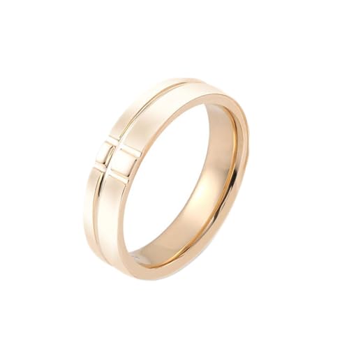 Ringe Für Paare Mit Kette, Ring Moissanite 18K Gelbgold Größe 65 (20.7) Moissanit Rundschliff Weiß Personalisiert Für Neujahr von Wycian