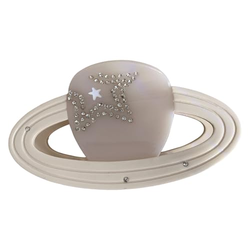 Acetate Planet Hair Claw Clip Weiblicher Planet Kieferclip Täglicher Verschleiß Kopfstück Elegantes Haarstyling Werkzeug Für Verschiedene Anlässe von Wynrzyj