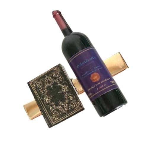 Buchform Haarclip Weinflasche Dekoration Haarnadel Bequeme Haarnadel Für Stilvolle Und Frisuren von Wynrzyj