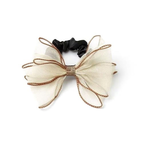 Dehnbares Mesh Bögen Haarbindungen Modische Accessoires Elengat Haarstücksrunchies Für Mädchen Teenager Workouts Partys Haarzubehör Mit Bögen von Wynrzyj