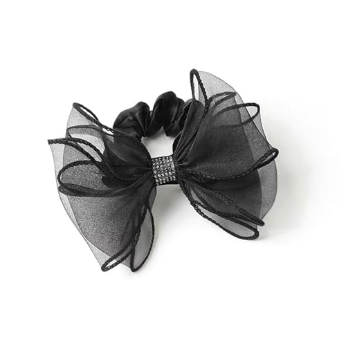 Dehnbares Mesh Bögen Haarbindungen Modische Accessoires Elengat Haarstücksrunchies Für Mädchen Teenager Workouts Partys Haarzubehör Mit Bögen von Wynrzyj