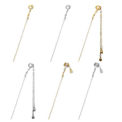 Elegante Perlen Filigree Hair Stick Buyao Für Mädchen Alte Chinesische Haarnadel Traditionelle Hanbiuk Dekorative Cosplay von Wynrzyj