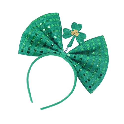 Irischer Kobold Modische Hoop Grüne Bogenknoten Haarschmuck Haar Styling Tool Für Kinder Erwachsene Foto Requisiten von Wynrzyj