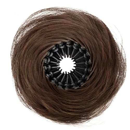 Mädchen Haarteilhaarverlängerungen Für Coser Kopfbedeckung Chignons Zeigen Ein Kleines Gesicht Vielseitiges Haarbrötchen Täglich Kleidung von Wynrzyj