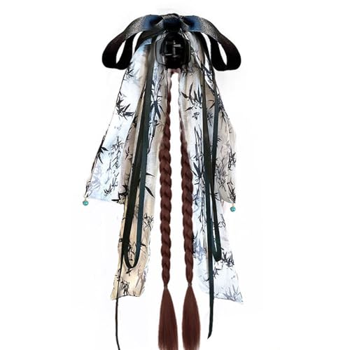 Mädchen Hair Piece Haarverlängerungen Ponytail Coser Kopfbedeckung Chignons Zeigen Kleine Gesicht Vielseitige Lockige Perücken Täglich Verschleiß von Wynrzyj