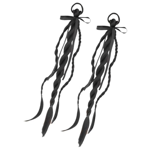 Pferdeschwanzgeflecht Haarverlängerung Für Frauen Mädchen Schnellfrisur Perücken Geflecht Haarband Mit Hitzebeständigen Synthetischen Fasern von Wynrzyj