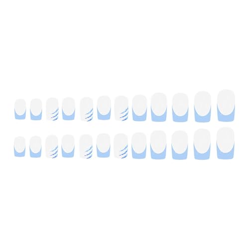 Quadratische Presse Nägeln Gefälschte Nägel Pailletten Kleber Auf Nägeln Künstliche Acrylnägel 24 Pcs Stick Auf Nägeln Für Frauen Mädchen von Wynrzyj