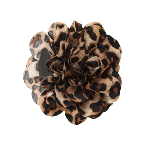 Retro Leoparden Muster Haarklemme Elegante Haarstücke Haarnadel Bequeme Party Kopfbedeckung Für Stilvolle Frauen von Wynrzyj