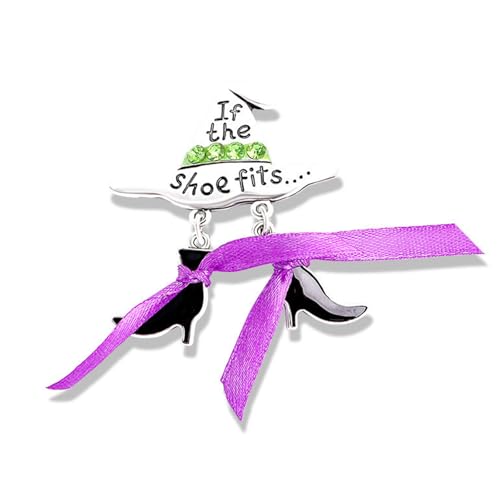 Saisonale Und Modische Brosche Pin Eerie Saisonal Pumpkin Broomsticks Metal Pin Schmuck Für Einzigartiges Geschenk Cosplay Outfit Verschönerung von Wynrzyj