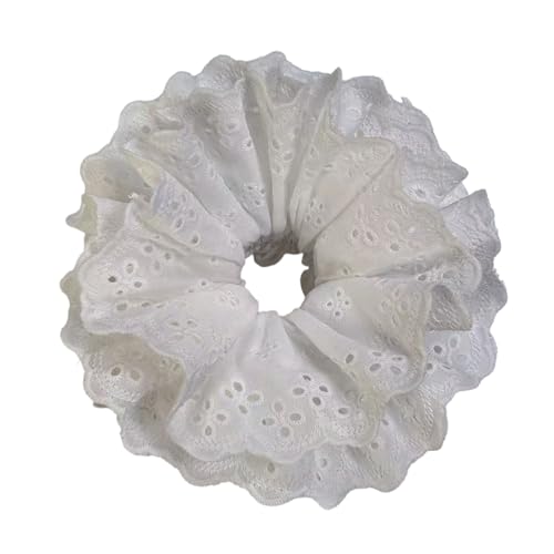 Spitzen Haarseile Haarbrötchen Krisene Elastizität Haarseile Große Haare Knackig Vintage Haarbänder Weibliche Accessoires von Wynrzyj