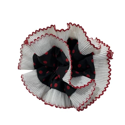 Spitzengeschnittenes Haar Knackig Übergroßes Haarrunchies Elastisches Haar Krawatte Dicke Hochsteckfrisuren Haarkreise Für Frauen Verschiedene Outfits von Wynrzyj