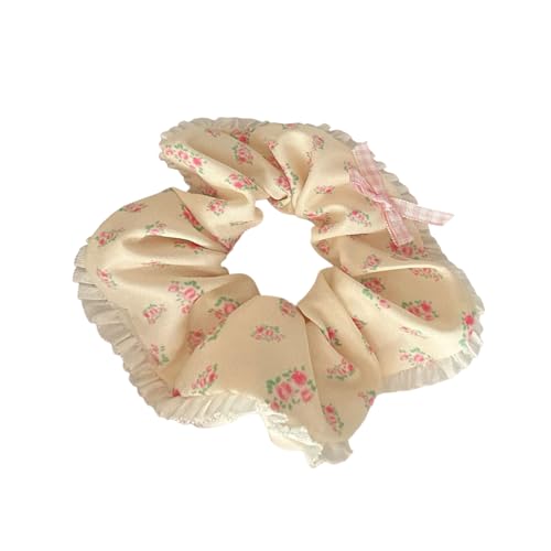 Spitzenhaar Scunchies Für Mädchen Frauen Dehnte Stoff Pferdeschwanzhalter Haarbindungen Sanft Auf Haare Mode Haarzubehör von Wynrzyj