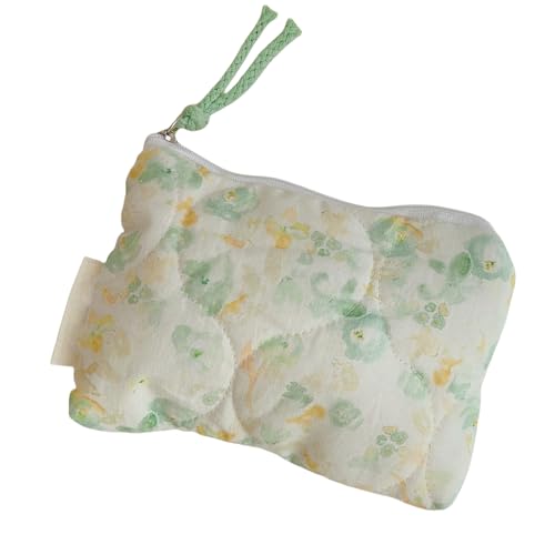 Stilvolle Baumwollblumen Toilettenbeutel Für Damen Bequeme Reißverschlüsse Make Up Hülle Kosmetische Kosmetik Organisiert Für Reise Handheld Beauty Bag von Wynrzyj