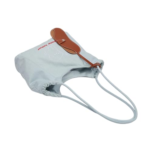 Stilvolle Leinwand Umhängetasche Mit Hundestickstätte Geräumiges Design Unterarmtasche Lässig Handtasche Für Pendel Und Reisebüro Pendlertasche von Wynrzyj