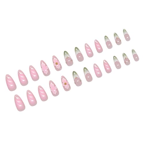 Stylische Presse Auf Nägeln Set Künstliche Nägel Französische Acryl Falsche Nägel Die Eine Einfache Anwendung Und Entfernung Für Frauen Bieten von Wynrzyj