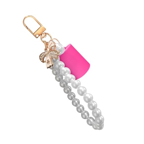 Travel Lippenbalsam Cover Keychain Befestigung Modelclip Tragbarer Trage Für Schönheit Lipgloss Anti Verlust Balsam Schlüsselbundhalter von Wynrzyj