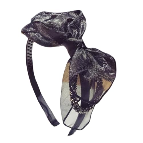 Tulle Bowknot Hair Hoop Für Frauen Elegantes Flapper Kostüm Stirnband Nicht Überrutschen Faszinator Haarband Für Maskerades Event von Wynrzyj