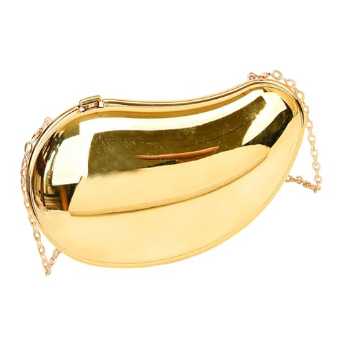 Wynrzyj Acrylmetallische Abendtasche Für Frauen Girl Ketten Gurt Umhängetasche Mangos Form Abend Clutches Crossbody Frauen Clutch Kette Gurt Crossbody Mangos Formhandtasche von Wynrzyj