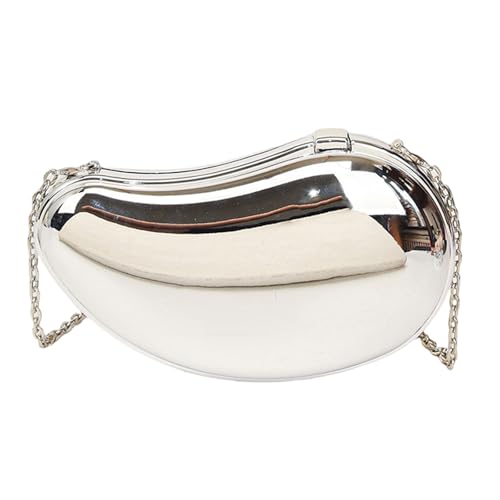 Wynrzyj Acrylmetallische Abendtasche Für Frauen Girl Ketten Gurt Umhängetasche Mangos Form Abend Clutches Crossbody Frauen Clutch Kette Gurt Crossbody Mangos Formhandtasche von Wynrzyj
