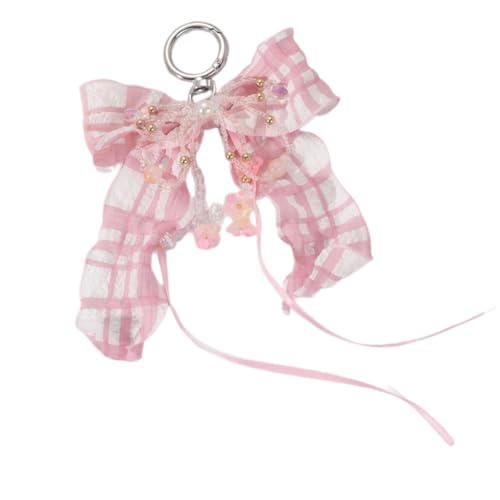 Wynrzyj BOWS Schlüsselbeutel Zauber Für Frauen Geldbeutel Handtasche Rucksack Anhänger Zauberautos Keyring Ästhetische Schlüsselanhänger Charme Anhänger Charme von Wynrzyj